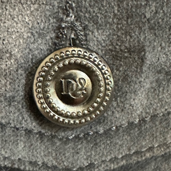 NWOT DG2 by Diane Gilman Stretch Velvet Button Down Jacket Size Large - Picture 4 of 7